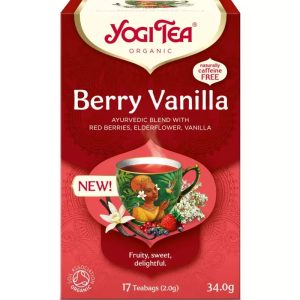 Ceai bio Berry Vanilla, 17 plicuri, Yogi Tea