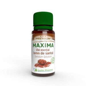 Ulei esential Maxima din Lemn de Santal, 10ml, Justin Pharma