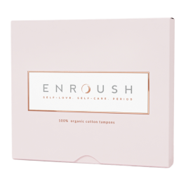 Tampoane din bumbac organic Super, 16 bucati, Enroush