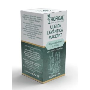 Ulei de levantica macerat, 60 capsule, Hofigal
