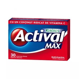 Actival Max, 30 comprimate, Beres Pharmaceuticals