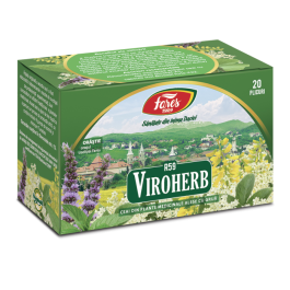 Ceai Viroherb, R59, 20 plicuri, Fares