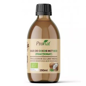 Ulei de cocos MCT Eco, 250ml, Pronat