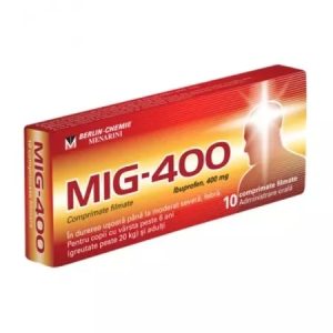 Mig-400 400mg, 10 comprimate, Berlin Chemie