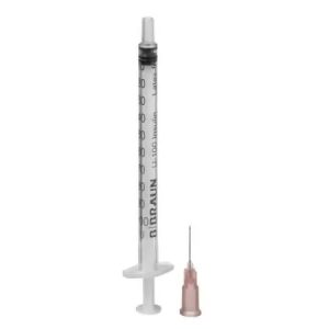 Seringa Omnifix 1ml insulina, Braun