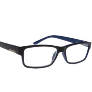 Ochelari de citit RE042B, +3.25, Negru-Albastru, Brilo