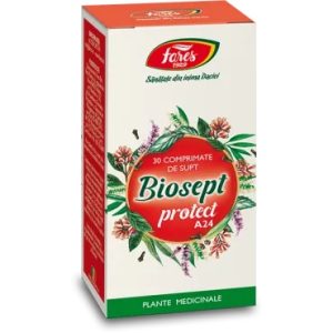Biosept protect A24, 30 comprimate de supt, Fares