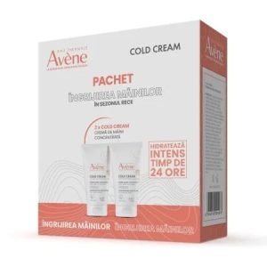 Pachet 2xCold Cream crema maini, 50ml, Avene