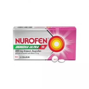 Nurofen Immedia Ultra 400mg, 24 drajeuri, Reckitt
