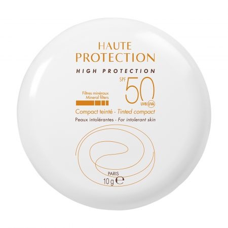 Fond de ten compact pentru protectie solara SPF 50+ Avene – Nuanta Dore, 10g