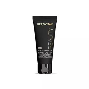 Fond de ten cu Acid Hialuronic, nuanta Bronze Beige, 30ml, Gerovital
