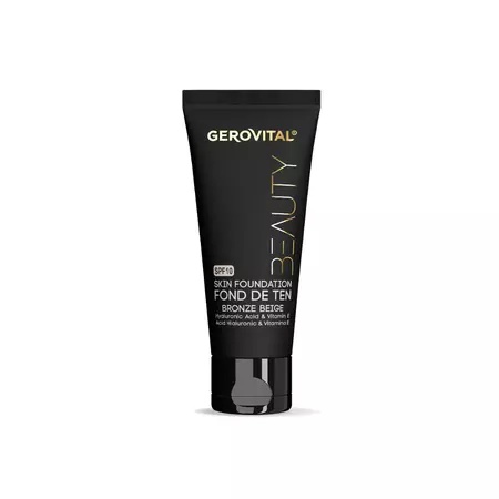 Fond de ten cu Acid Hialuronic, nuanta Bronze Beige, 30ml, Gerovital