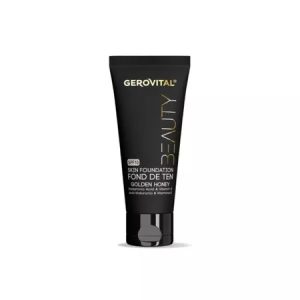 Fond de ten cu Acid Hialuronic, nuanta Golden Honey, 30ml, Gerovital