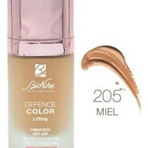 Fond de ten lichid cu efect de lifting Defence Color Anti-Age, 205 Miel, 30ml, Bionike