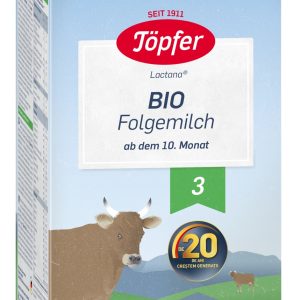 Formula de lapte praf Topfer 3 Bio de la 10 luni 600 g