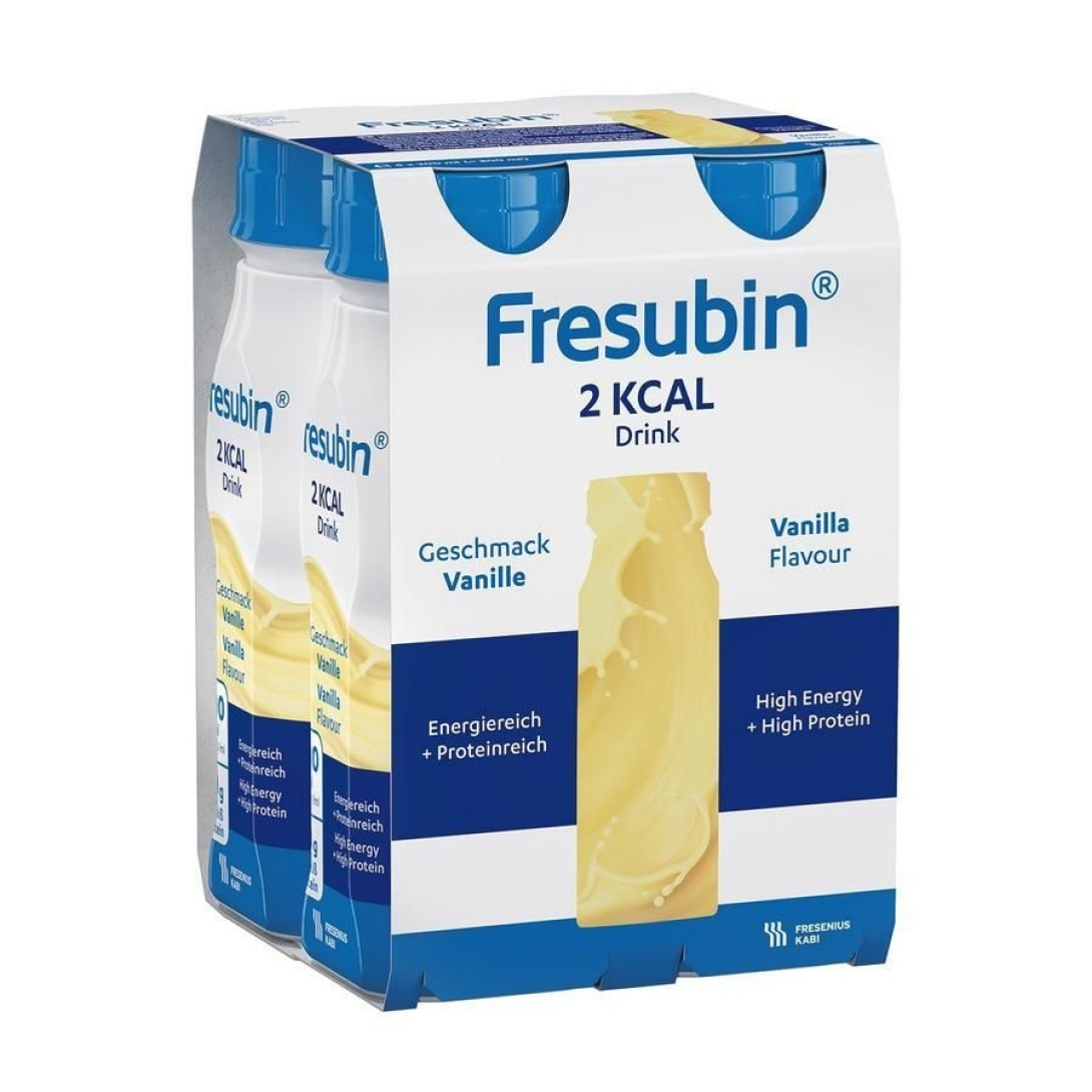 Fresubin 2 kcal Drink Vanilie, 4 × 200 ml – Fresenius Kabi