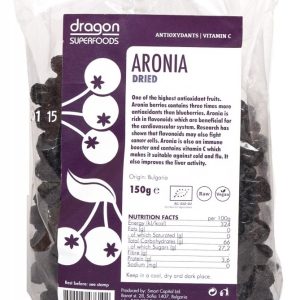 Fructe de aronia eco, 150g, Dragon Superfoods