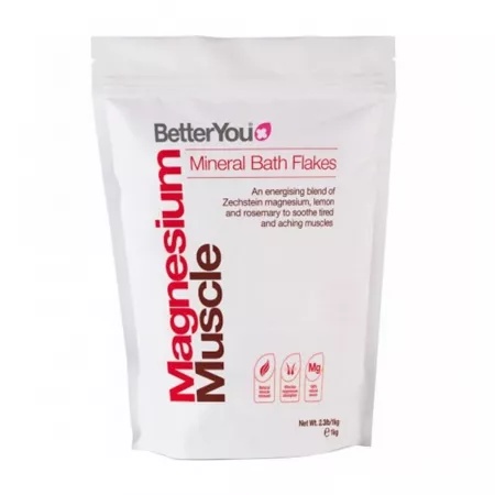 Fulgi de baie cu magneziu pentru muschi, 1000g, BetterYou