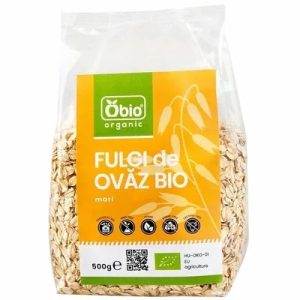 Fulgi de ovaz mari eco, 500g, OBio