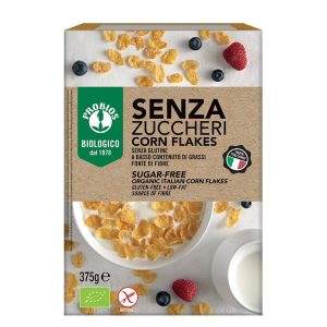 Fulgi de porumb bio fara gluten, 375g, Probios