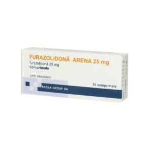 Furazolidona 25mg, 10 comprimate, Arena