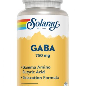 Gaba 750mg Solaray, 60 tablete, Secom