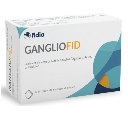 GanglioFid, 30 comprimate masticabile, Fidia