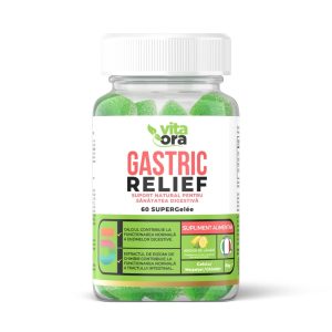 Gastric Relief cu aroma de lamaie, 60 jeleuri, Vita Ora