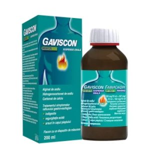 Gaviscon Mentol suspensie orala, 200ml, Reckitt