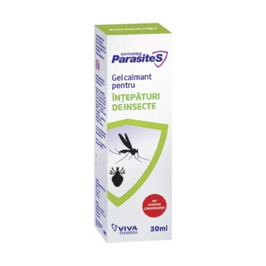 Gel calmant Santaderm ParasiteS pentru intepaturile de insecte, 30 ml