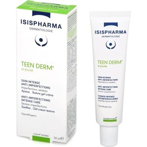 Gel crema pentru acnee severa Teen Derm Alpha Pure, 30ml, Isis Pharma