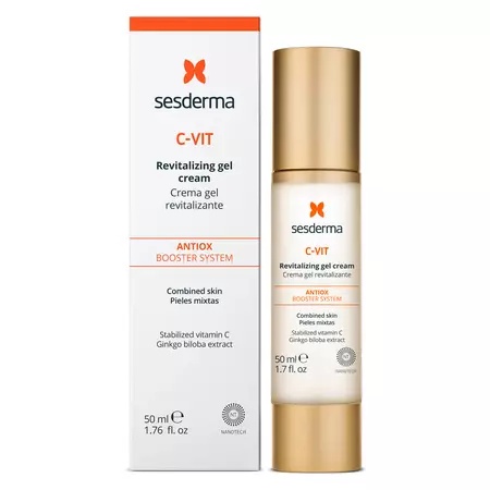 Gel-Crema revitalizanta pentru ten mixt C-Vit, 50 ml, Sesderma