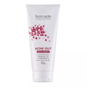 Gel de curatare Acne Out Oxy Wash, 200ml, Biotrade