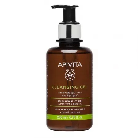 Gel de curatare purifiant pentru ten mixt si gras, 200ml, APIVITA