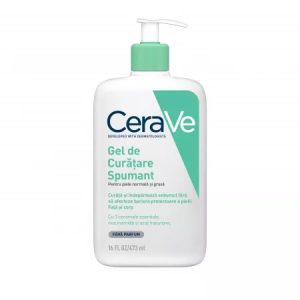 Gel de curatare spumant pentru piele normal si grasa, 473ml, CeraVe