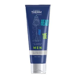 Gel de dus 2 in 1 Men Head to Toe, 250ml, Synergy Therm
