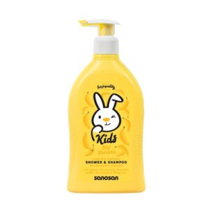 gel de dus si sampon pentru copii cu aroma de banane 400 ml sanosan.jpg