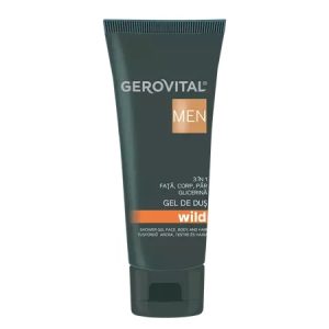 Gel de dus Wild 3 in 1, 100ml, 3400, Gerovital