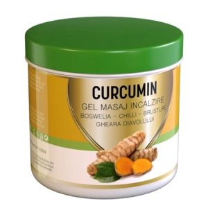 Gel de masaj cu efect de incalzire Curcumin, 275ml, Praemium