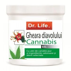 Gel gheara diavolului cu cannabis, 250ml, Dr. Life