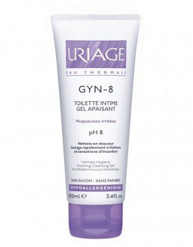 Gel pentru igiena intima cu pH8 GYN-8, 100 ml, Uriage