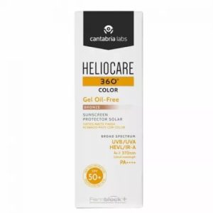Gel pentru protectie solara cu SPF 50+ Heliocare 360 Color, Nuanta Bronze, 50ml, Cantabria Labs