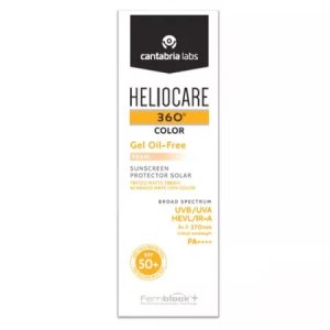 Gel pentru protectie solara Heliocare 360 Color cu SPF50+, Nuanta Pearl, 50ml, Cantabria Labs