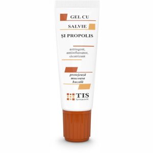 Gel cu salvie si propolis Tisodent, 20 ml, Tis Farmaceutic