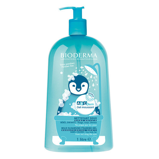 Gel spumant ABCDerm, 1 L, Bioderma