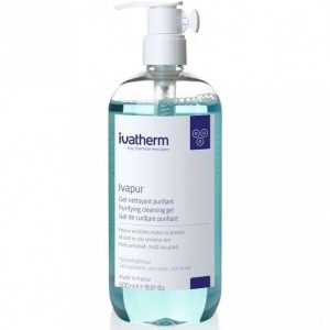 Gel spumant purifiant Ivapur, tent mixt-gras, 500ml, IVATHERM