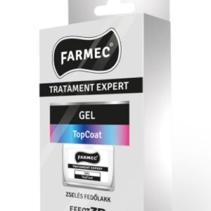 Gel Top Coat 3D efect Tratament Expert, 11 ml, Farmec 2844