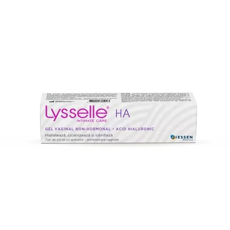 Gel Vaginal Non-Hormonal Lysselle cu Acid Hialuronic, 40 ml, Biessen Pharma