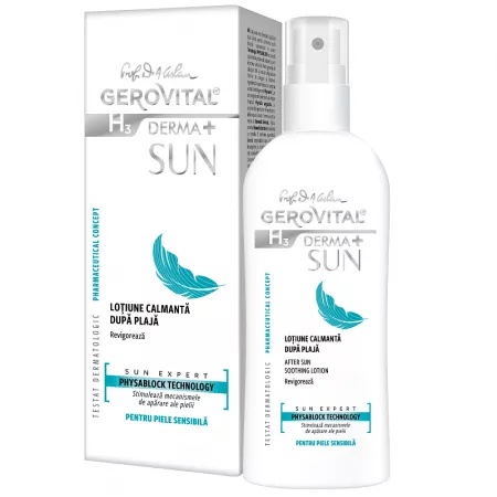 Gerovital H3 Derma+ SUN Lotiune Calmanta Dupa Plaja, 150ml