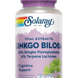 Ginkgo Biloba 60mg Solaray, 60 capsule, Secom